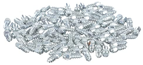 CHILDWEET 100stücke Fahrradreifen Spikes Schraub-reifen-spikes Reifen-spikes Reifen-schnee-spikes Winterreifen-spikes Fahrrad-reifen-spikes Für Verbesserte Rutschfestigkeit Leicht Und