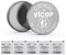 ViCep 5-Pack CR1632 Lithium Battery 3V Coin Cell Compatible with Car Key Fob, Watches, Remote Control, Calculator & More, Individual Wrapped