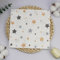 Servietten Grau Stern Schwarz Servietten Hochzeit Geburtstag Kindergeburtstag Cocktailservietten Geburtstagsservietten Party Napkins Disposable Weich Papierservietten Tischdeko Pack of 15(33x33cm)