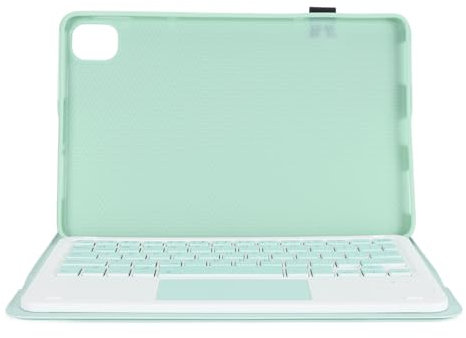 Keenso Mi Pad 5 Tastaturkoffer Wireless 11in Domitable Tastatur für Pad 5 Pro Precision Touchpad für Geschäftsreisematerial: ABS+TPU (hellgrün)