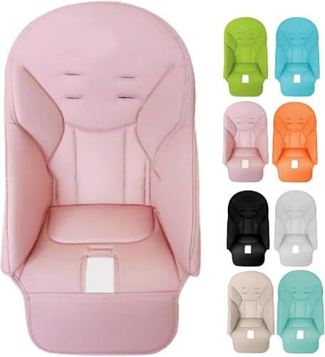 Baby Hochstuhl Kissenbezug Atmungsaktiv, Hochstuhl Auflagen Sitzauflage Abwaschbar, PU Leder Kinder Esszimmerstuhl Bezug, Hochstuhlsitzbezug Für Peg-perego, Siesta Zero3, Baoneos, Kosmics Jané