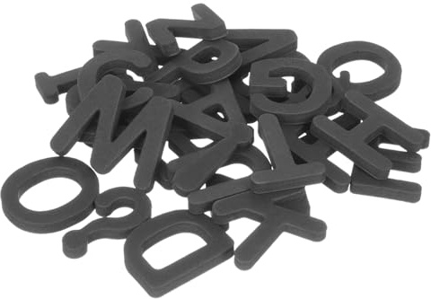 Magnetische Buchstabenmagnete, EVA Schaumstoff A-z Weihnachten Mottoparty | Schwarz, Stark Haftend für Notizen und Erinnerungen, für Lehrerzimmer, Büro und Lernspiele