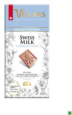Villars Chocolat Blanc Lait pur, 100g