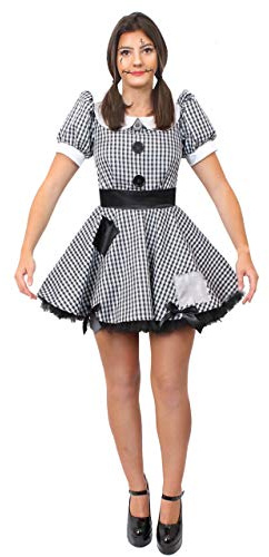 I LOVE FANCY DRESS RAG-DOLL/Stoff Puppen Kleid KOSTÜM VERKLEIDUNG =Fasching Karneval Halloween Themen Party Frauen =ERHALTBAR MIT ODER OHNE ZUBEHÖR = Kleid/MEDIUM