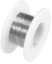 sourcing map 0.2mm 32AWG Heating Resistor Wire Wrapping Nichrome Resistance Wires for Heating Elements 131ft