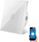 Interruptor WiFi Táctil Inteligente de Pared compatible con Alexa, Google Home y Smart Life, iOS y Android, Programable, No Necesita Neutro – Smartfy (Simple)