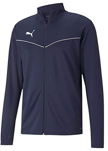 Puma Kinder teamRISE Training Poly Jacket Trainingsjacke, Peacoat White, 164