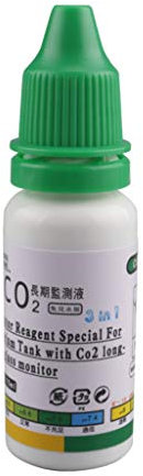 kdjsic 15ml Aquarium CO2-Indikator Lösungsüberwachung Flüssigkeit Glas Kohlendioxid Checker Aquarium Pflanzen Lebenszustand Flüssigkeit