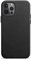 WIIUKA Hülle für iPhone 12/12 Pro, Deutsches Leder, Lederhülle extra Dünn, Premium Handyhülle, Case, Qi, Schwarz Cover