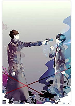 Anime-Poster Blue Exorcist 37, Leinwandbild, Wandkunst, Dekordruck, Gemälde für Wohnzimmer, Schlafzimmer, Dekoration, 60 x 90 cm, ohne Rahmen: