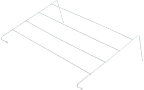 RTS Large 4 Tier Metal Radiator Airer Hanger - Clothes Dryer Towel Hanging Rack - Washing Laundry Drying Racks Rail - Indoor White Radiator Mounted Airer - Four Bar Lightweight Strong Airers - (1)