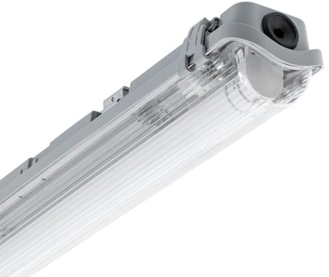 LEDKIA LIGHTING Pantalla Estanca con Tubo LED 120cm IP65 No Flicker 3000K Blanco Cálido
