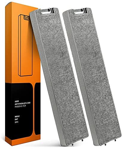 A&M® Aktivkohlefilter für Miele DKF 13-1 und 6485741 für Miele Dunstabzugshauben DA3366 / 3466/3496 DKF13-1 (2er Pack)