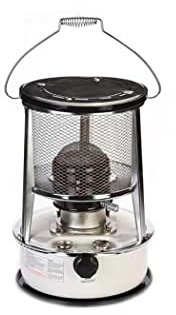 Portable Kerosene Heater Stove, 4.5L Camping Oil Heaters Gas Stove 360° Surround Heating Kerosene Stove Burner Paraffin Heater for Indoor Outdoor, Patio, Deck, Home (White1)