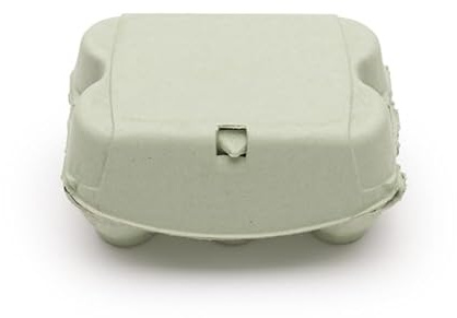 eivolution ComPac 6er Eierkarton für Hühnereier in den Größen S, M & L | Biologisch Abbaubar | Eierschachtel Made in Germany | Grün | 540 Stück