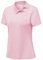 MoFiz Polo Donna Manica Corta Cotone Poloshirt Lavoro Camicia Sportiva Golf Top con Bottoni Rosa M