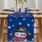 Tischläufer Frühling, Tischläufer Herbst, Tischläufer Winterlich, Tischläufer Weihnachten Modern, Tischläufer Sommer, Tischläufer Dekor, Tischläufer Blumen, Tischläufer (Blau, 40 x 140 cm)
