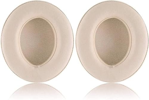MinHutYa Studio 3 Replacement Earpads Ear Pad Cushion Cover Compatible with Beats by Dr.Dre Studio 2.0 B0500 B0501 Wired/Wireless & Studio 3.0 Over-Ear Headphones (Crystal Blue) (Rose Gold)