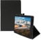 elfofle Case for Doogee T20s Case / T20 Rotation Tablet Case Protective Cover Faux Leather Tablet Flip Case Cover with Stand Function Black