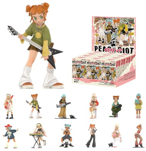 POP MART Peach Riot Rise Series Figurine 12PC Pop Figuren Zufällige Figuren Actionfiguren Sammelfiguren und Sammler Kunstspielzeug Spielzeug Figuren Geschenk