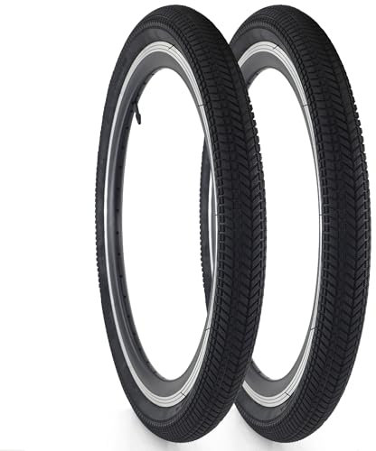 GRELiving 2er-Pack Fahrradreifen 14x2.125 ETRTO 57-254 30TPI Faltbarer Reifen Mantel 14 Zoll Kindfahrradreifen Fuer MTB Bicycle Tires/E Bike/Kids Bike