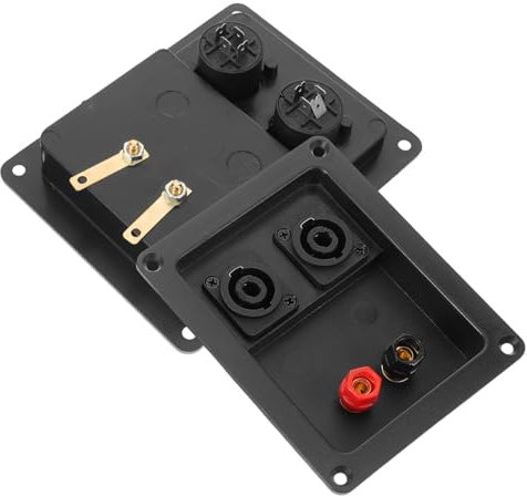 MERRYHAPY 2 Stücke Lautsprecher Terminal Connector Lautsprecher Box Terminal Cup Adapter für Kabel Kompatibel mit Boxenkabel und Nym Kabel Ideal für Subwoofer und Heim Audio Systeme