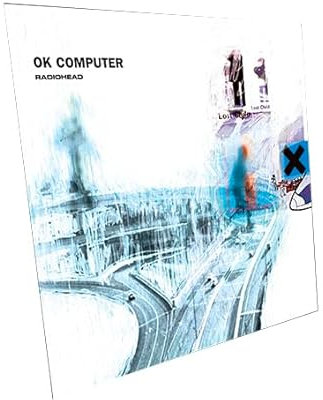 Radiohead, OK Computer Album copertina, poster, Wall Art Stampa o Completamente Incorniciato Disponibile Dimensioni effettive delle copertine in vinile originali (solo stampa)