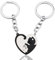 LYQNIHOB Ensemble de porte-clés pour couple, pour petit ami, petite amie, amoureux des chats, époux, épouses, fiancés, anniversaire, mariage, Saint-Valentin, Noël - cadeaux assortis pour lui et elle