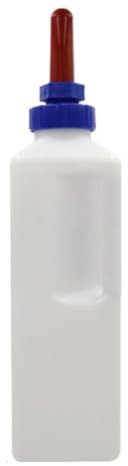 3L Calf Feeding Bottle with Handle, Vertical Calf Milk Bottle with Silicone Nipple, Nursing Feeding Supplies for Farm Lambs Sheep Livestock