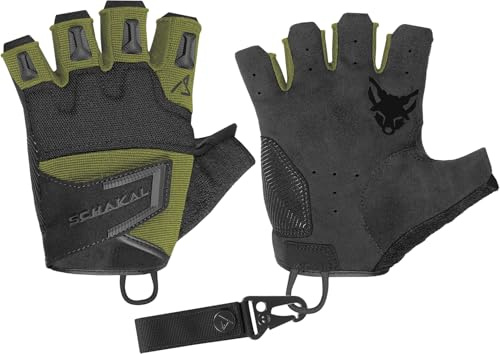 ACE Schakal Einsatz-Handschuh Fingerlos - Handschuhe Taktisch ohne Finger - für Paintball und Schießsport