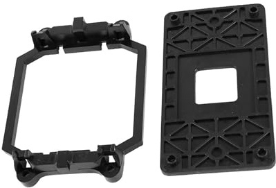 A ABSOPRO AMD Plastic CPU Fan Stand Bracket Base Black for AM2 AM3 Socket | w Four Screws, Item Replacement, for AM2 AM3 Socket Item Replacement