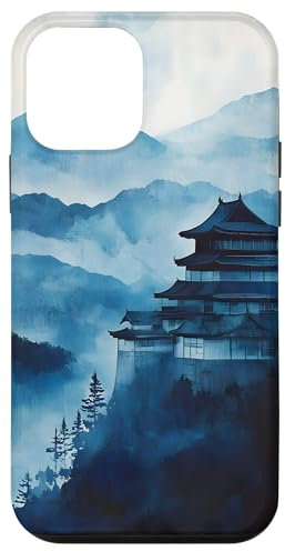 Japanese Mountain Temple Case for iPhone 12 mini