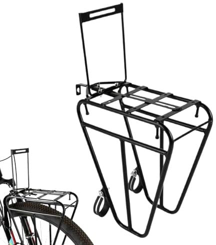 Fahrradträger | Fahrrad-Transporthalterung – Gepäckträger aus Stahl, montiert, Ausrüstung für Radfahrer für Outdoor-Sport, praktische Aufbewahrung