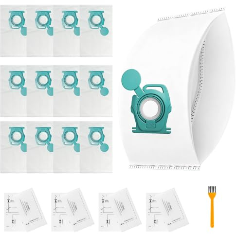 YTUGIL 12 Staubsaugerbeutel für Miele Guard S1 Staubsaugerbeutel, für Miele Guard L1 Beutel für s1 Beutel, für Guard l1 Staubsaugerbeutel,inklusive 4 Motorschutzfilter