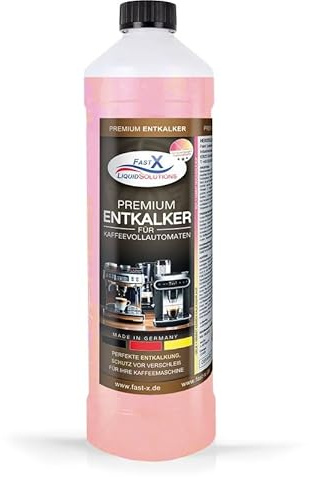 Premium-Entkalker für Kaffeevollautomaten und Kaffeemaschinen 1 Liter | 10 Anwendungen, Farbindikator, für Delonghi, Siemens, EQ Series, Jura, Krups, Bosch, Miele, Melitta, WMF