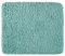 WENKO Badteppich Belize Turquoise, 55 x 65 cm - Badematte, sicher, flauschig, fusselfrei, Polyester, 55 x 65 cm, Türkis