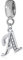 Buchstaben-Charm, 925er-Sterlingsilber, Perlen, Alphabet-Charm, Jahrestags-Charm, Wörter, Charm, passend für Pandora-Charm-Armband (A)