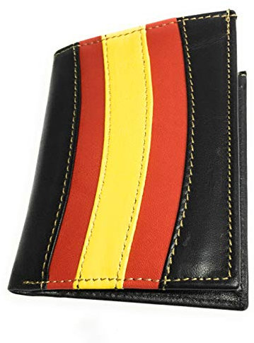 YOJAN PIEL | Cartera De Cuero Portaplaca Bandera de España para Vigilante De Seguridad, en Piel de Ubrique | Complementos para Hombre de Estilo Atemporal y Elegante Originales