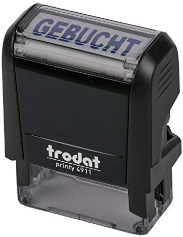 Trodat Printy 4911 schwarz GEBUCHT BLAU