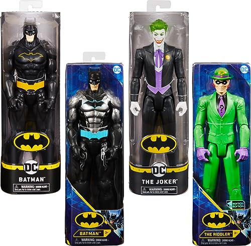 BATMAN - FIGURAS 30 CM - DC COMICS - Muñecos de Batman 30 cm Articulados - 6055697 - Modelo Aleatorio - Juguete Niños 3 Años +