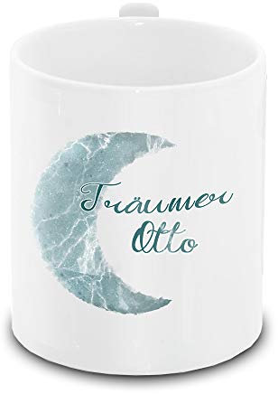 Tasse mit Namen Otto und Träumer-Motiv | Keramik-Tasse