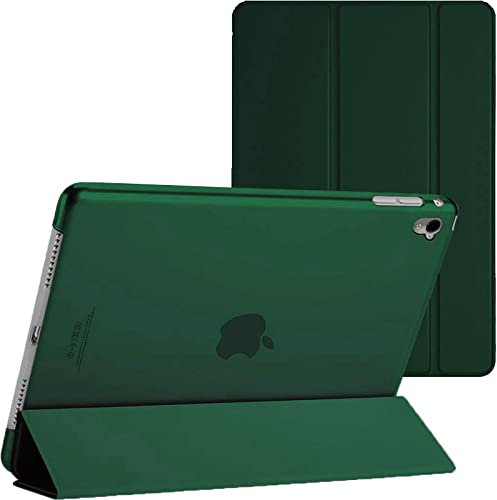 Étui intelligent pour Apple iPad Pro 10.5 (2017) A1701 A1709 et iPad Air 3 (2019) A2153 A2123 A2153 avec fonction veille/réveil automatique (vert émeraude)
