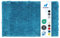 Floordirekt Badematte Sky - Badezimmerteppich - Weicher, dichter Hochflor - Rutschhemmend & Schnell trocknend - Geeignet für Fußbodenheizung - Eckig & Rund (50 x 60 cm, Petrol)