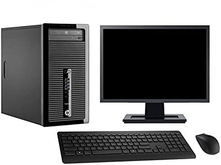 PC Tour HP 400 G1 Ecran 22 Intel i3-4130 RAM 8Go Disque Dur 1To Windows 10 WiFi (Reconditionné)
