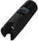 OFFO Shower Head Holder, Hand Shower Holder Bracket for Slide Bar Adjustable 18-25mm,Slider Clamp Bathroom Replacement, 360 Degree Rotation Sprayer Holder,Gloss Black