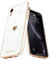 Teageo for iPhone Xr Case Cute Heart Pattern for Women Girls Slim Luxury Bling Plating Soft TPU Anti-Scratch Shockproof Bumper Phone Case for iPhone Xr, White