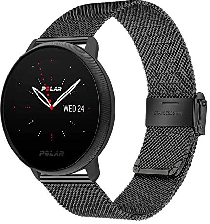 TRUMiRR Armband Ersatz für Polar Ignite 3, Gitter Gewebe Edelstahl 20mm Armband mit Schnellverschluss Ersatzband für Polar Ignite 3/Ignite 2/Ignite/Unite/Pacer/Pacer Pro