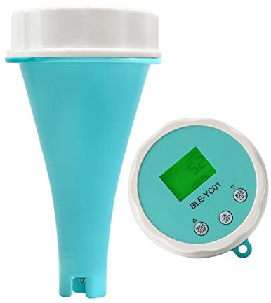 Medidor de Prueba de Agua 6 en 1, Probador de Piscina SPA Analizador de Calidad del Agua con Sonda Medidor de Prueba Digital para PH, Cloro Y Sal