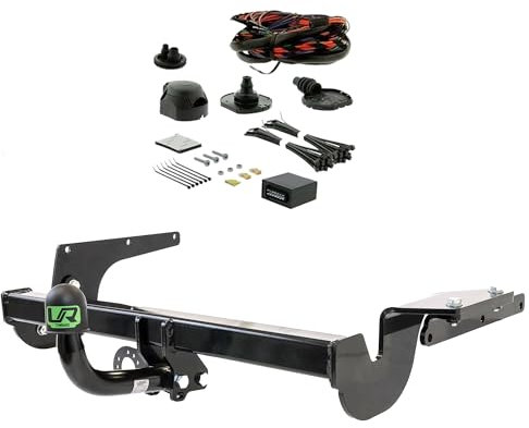 UmbraRimorchi Fest Schwanenhals Anhängerkupplung AHK + 7p Kompatibel Mit Hyundai Tucson 45021/F+HY035BB 09/2004-2009