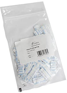 Silikagel Umschläge - Tyvek Trockenmittel Luftentfeuchter - DeseCamen… (100, 0.5 gr)